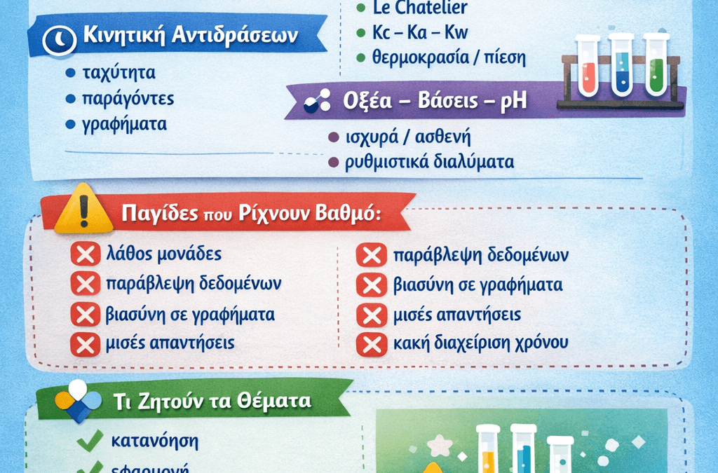 Χημεία Πανελληνίων 2026